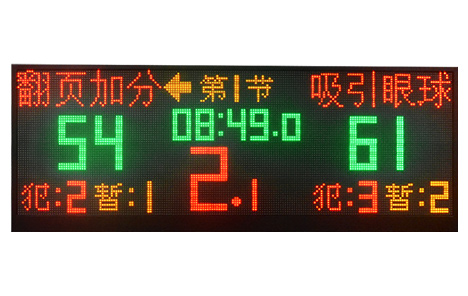 2米標準計時記分牌